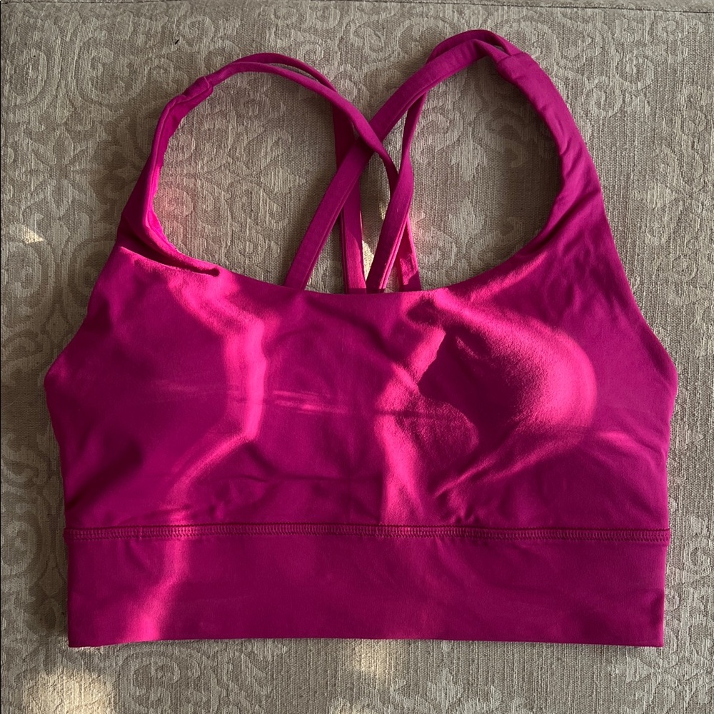 Women's Lululemon Hot Pink Sports Bra size 6